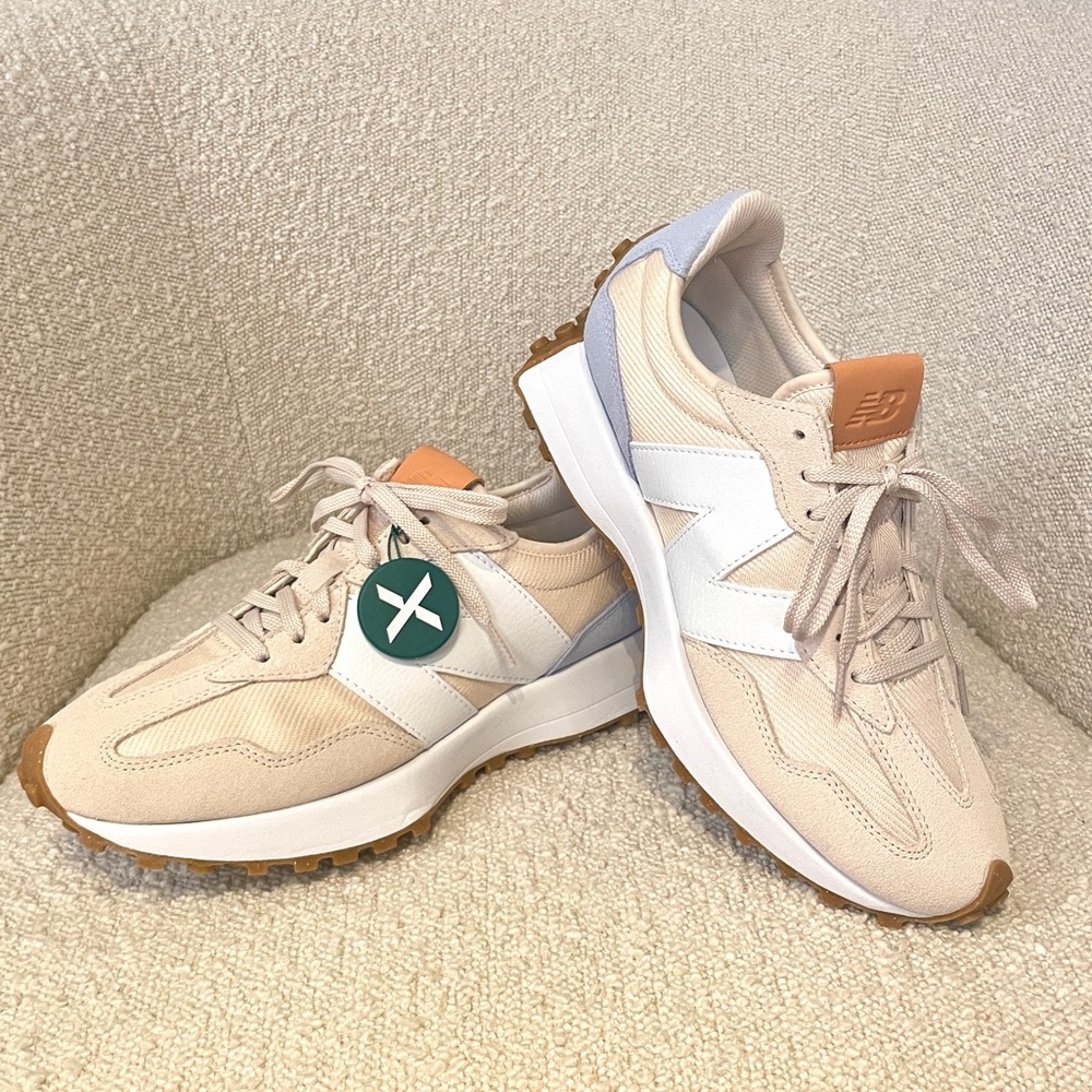 New Balance 327 Calm Taupe Morning Fog (W) 10